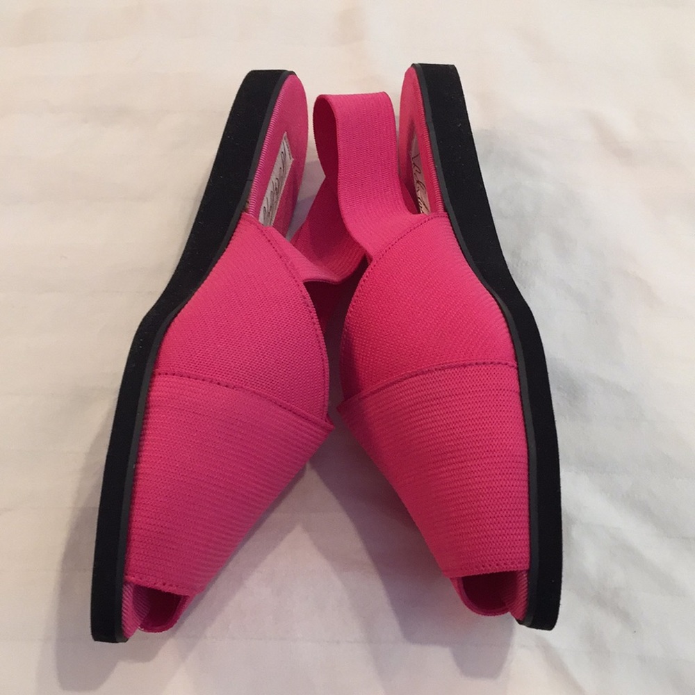 Open toe-Stretch Sandals/flats - Picture 4 of 7